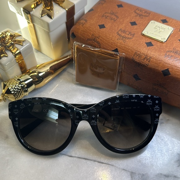 MCM Monogram Cateye Sunglasses 😎 Modern Creation München🕶️ - Picture 12 of 16